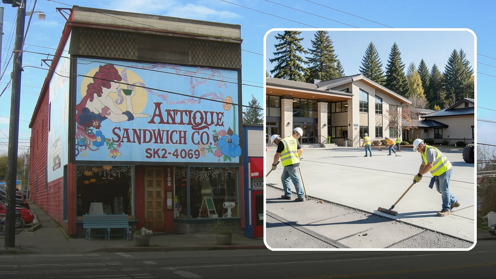 Public Plaza Maintenance in Ruston, Pierce County, WA - We provide ongoing plaza maintenance including joint repair, cleaning, sealing, and hardscape upkeep.