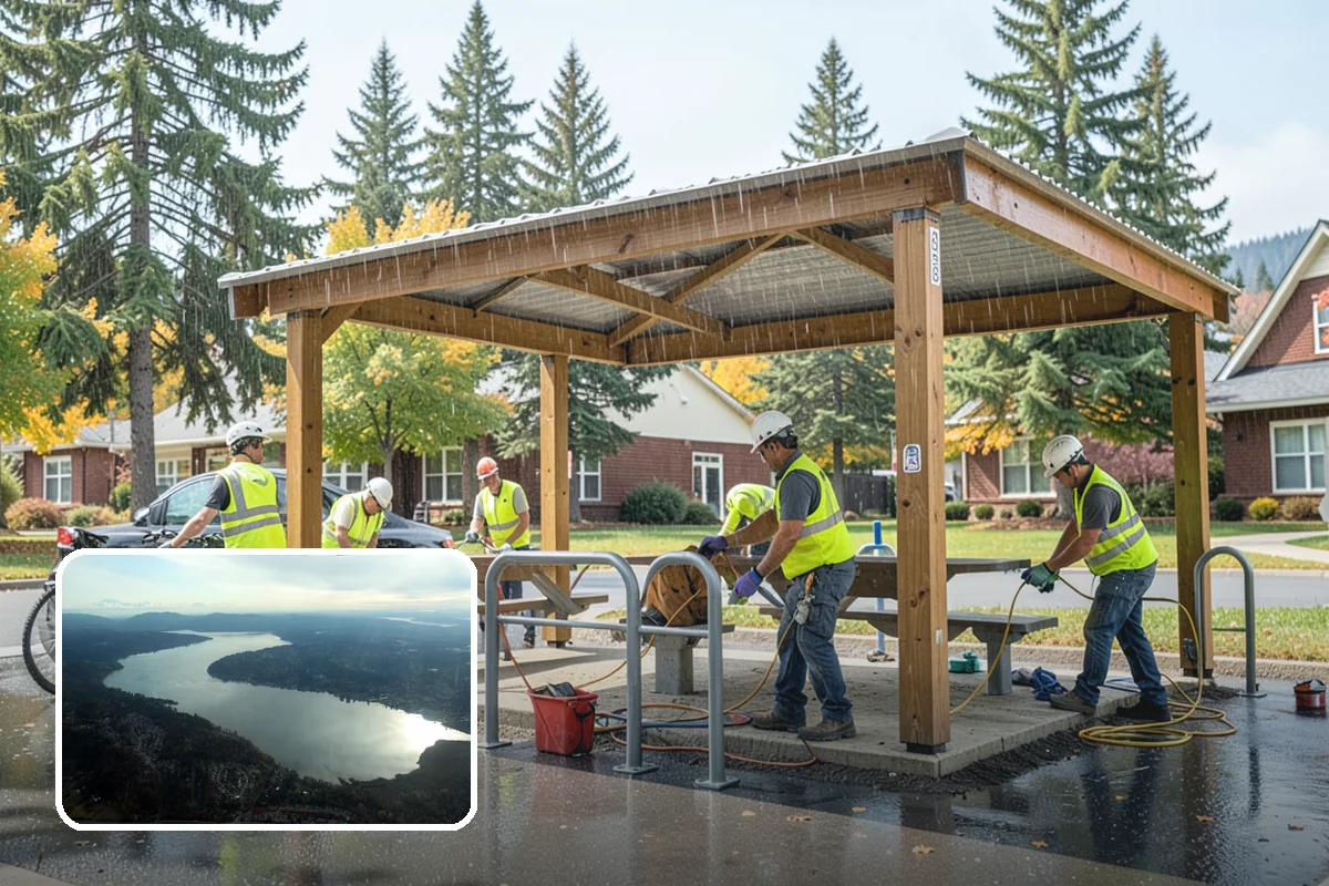 Public Plaza Maintenance in Sammamish, King County, WA - Extends plaza service life and defers costly reconstruction