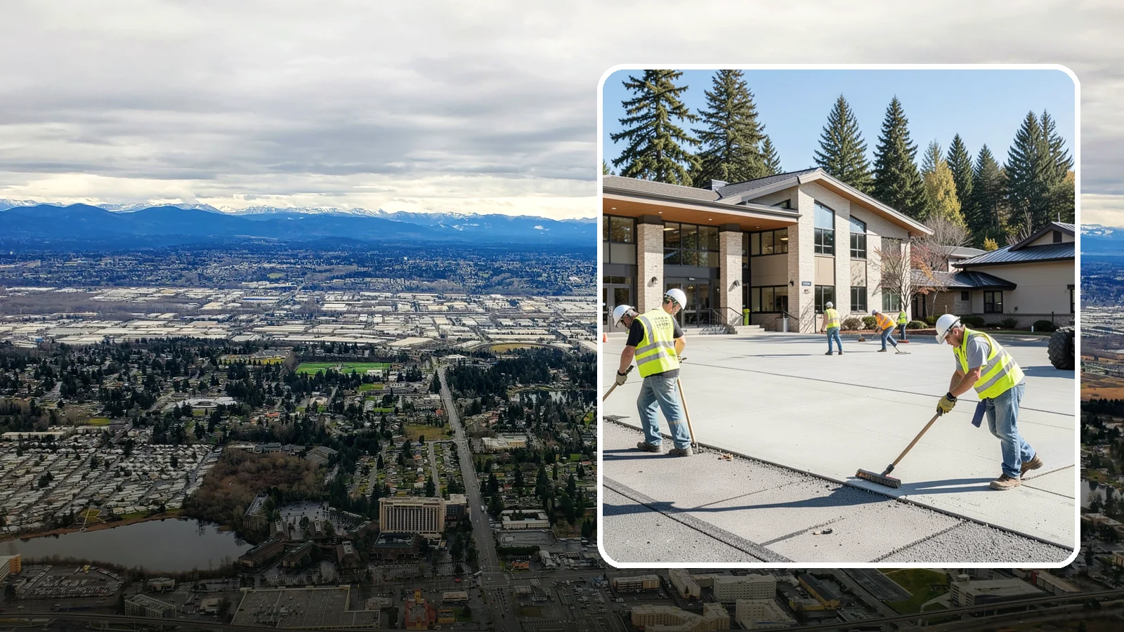 Public Plaza Maintenance in SeaTac, King County, WA - We provide ongoing plaza maintenance including joint repair, cleaning, sealing, and hardscape upkeep.