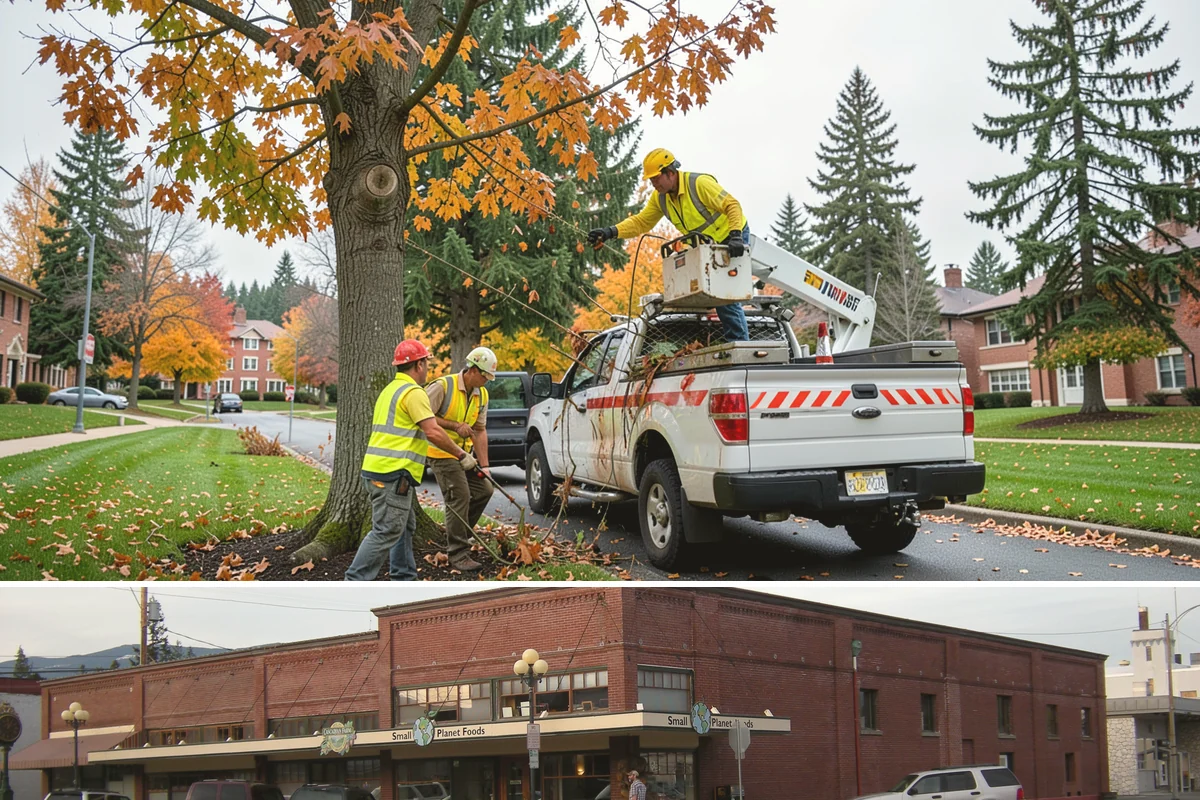 Public Plaza Maintenance in Sedro-Woolley, Skagit County, WA - Biological growth peaks in the wet fall and winter, prioritizing cleaning then, while sealing and repairs are timed for drier...
