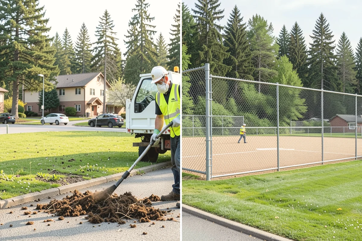 Public Plaza Maintenance in Steilacoom, Pierce County, WA - Establish an inspection and maintenance schedule