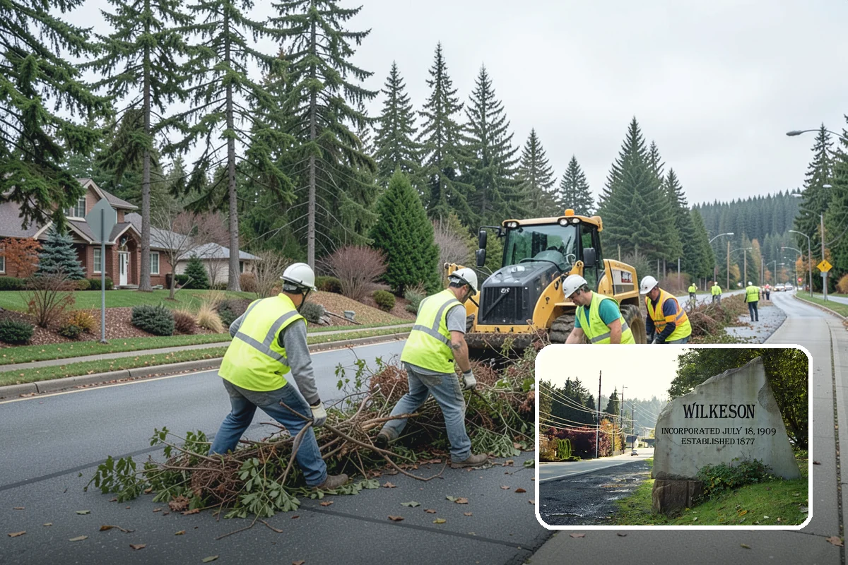 Public Plaza Maintenance in Wilkeson, Pierce County, WA - Extends plaza service life and defers costly reconstruction