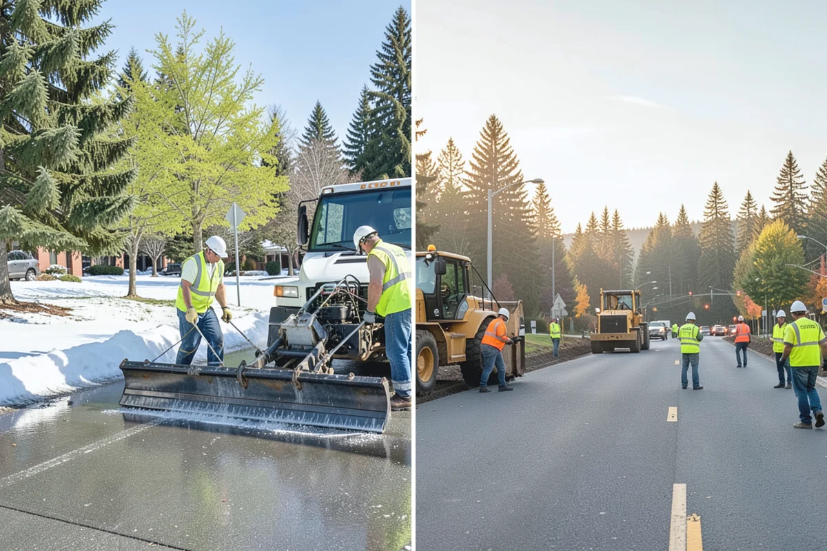 Public Plaza Maintenance in Wilkeson, Pierce County, WA - Establish an inspection and maintenance schedule