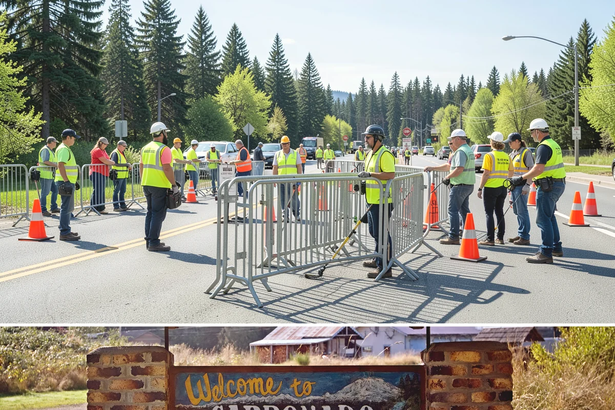 Public Restroom Maintenance in Carbonado, Pierce County, WA - Summer park and event traffic sharply increases restroom use and required service frequency.