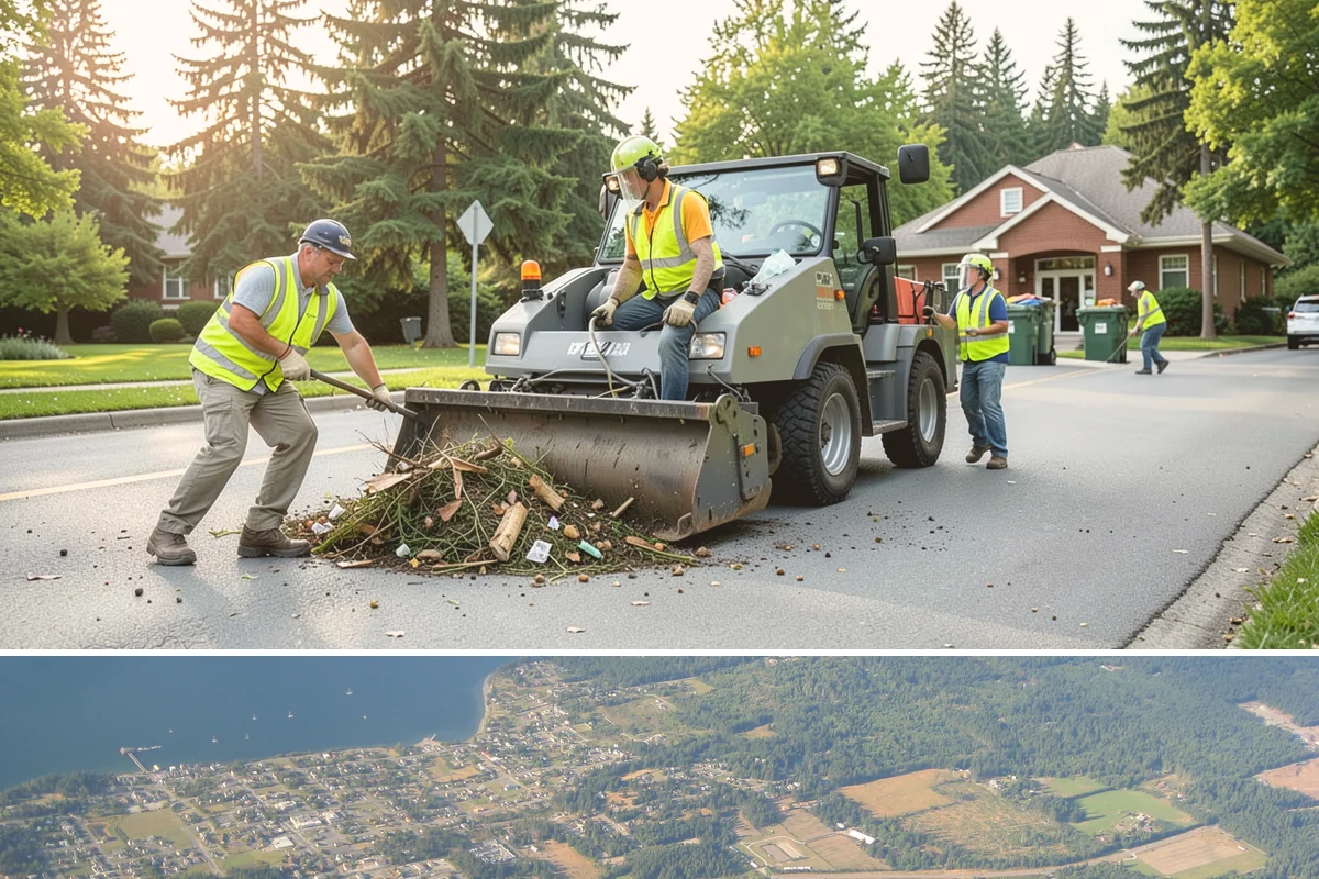 Public Restroom Maintenance in Coupeville, Island County, WA - Summer park and event traffic sharply increases restroom use and required service frequency.