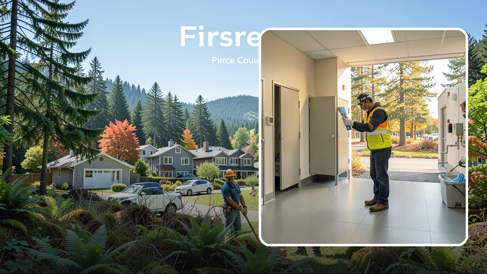 Public Restroom Maintenance in Fircrest, Pierce County, WA - Keep public restrooms clean, stocked, and functional to protect public health and facility reputation.