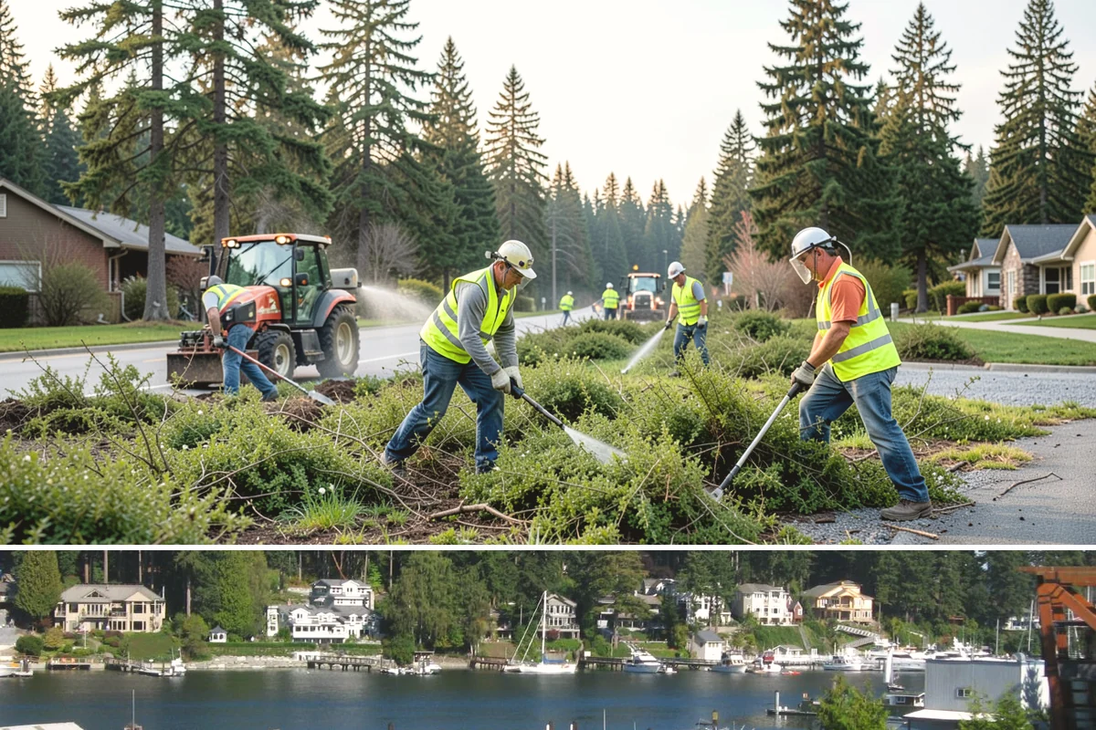 Public Restroom Maintenance in Gig Harbor, Pierce County, WA - Summer park and event traffic sharply increases restroom use and required service frequency.