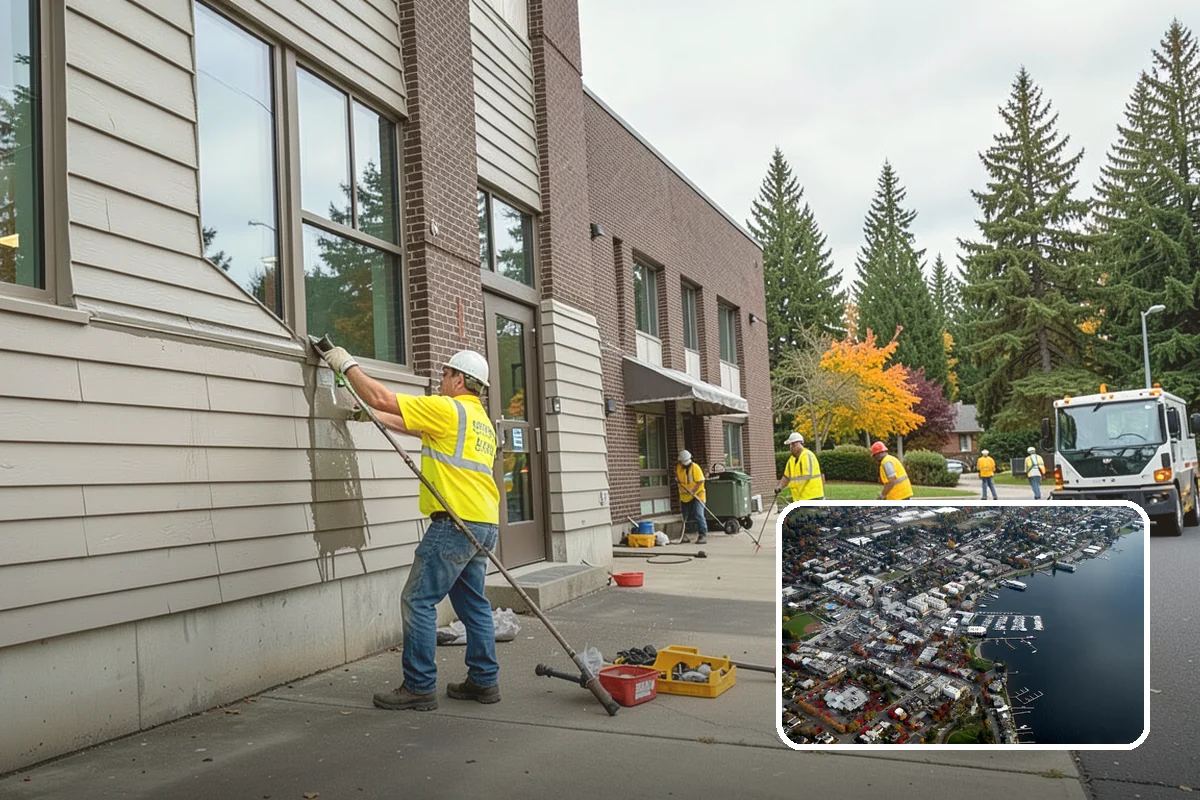 Public Restroom Maintenance in Kirkland, King County, WA - Keeps high-use restrooms sanitary and presentable