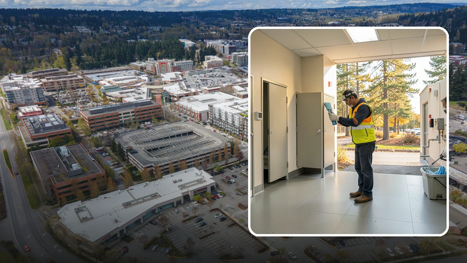 Public Restroom Maintenance in Redmond, King County, WA - Keep public restrooms clean, stocked, and functional to protect public health and facility reputation.