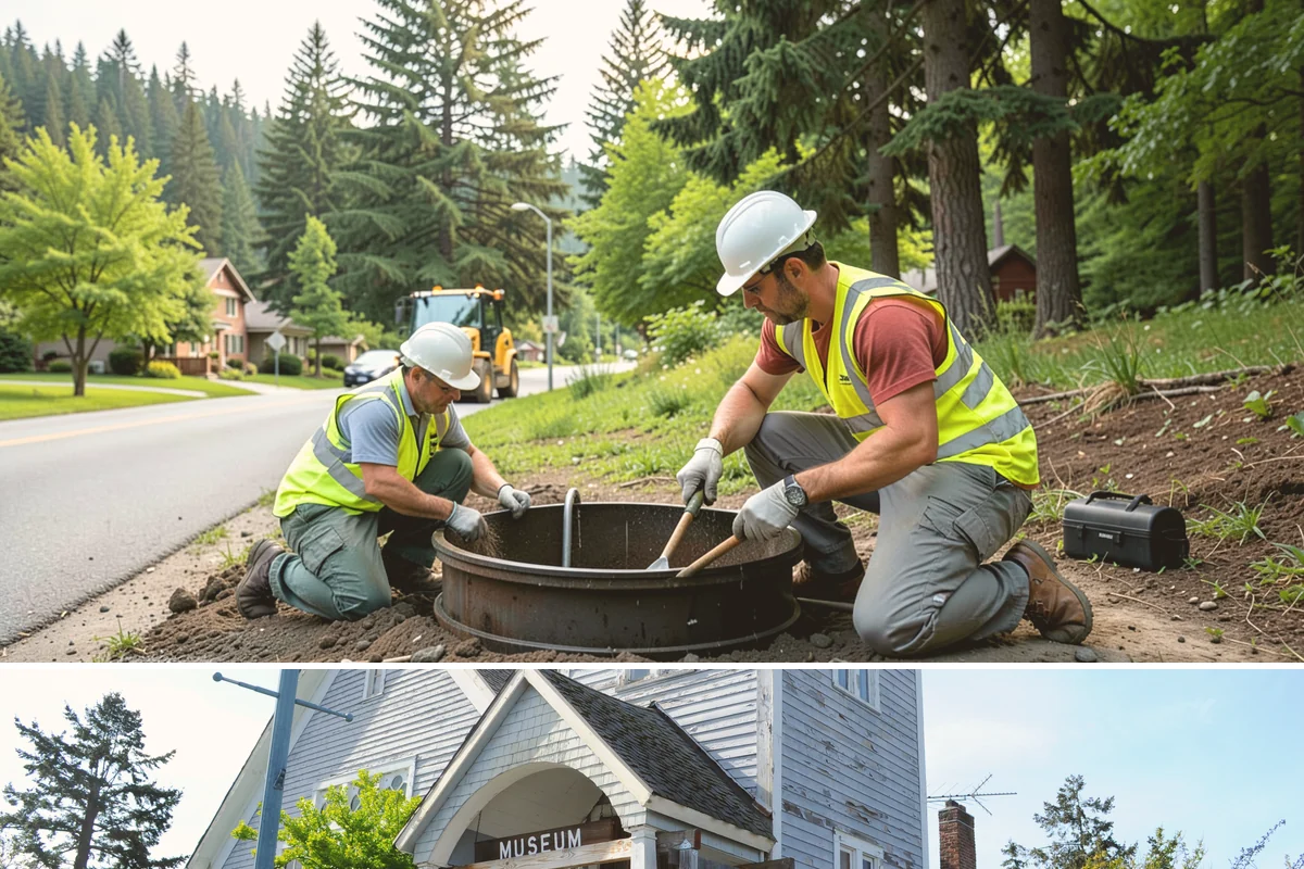 Public Restroom Maintenance in Steilacoom, Pierce County, WA - Summer park and event traffic sharply increases restroom use and required service frequency.