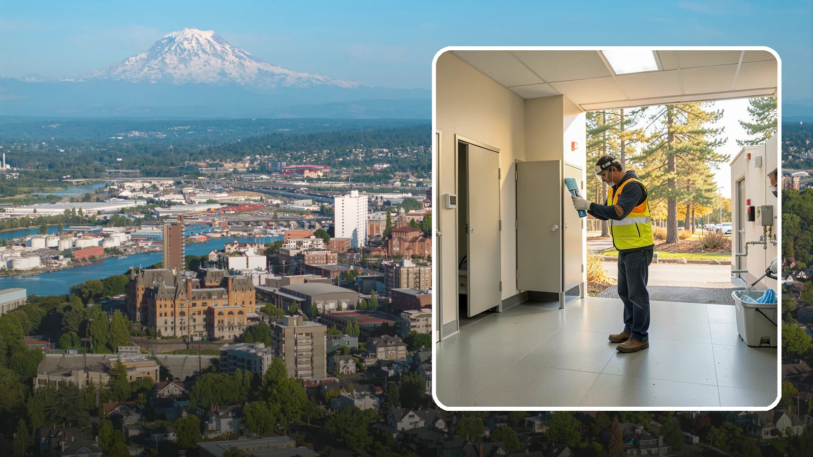 Public Restroom Maintenance in Tacoma, Pierce County, WA - Keep public restrooms clean, stocked, and functional to protect public health and facility reputation.