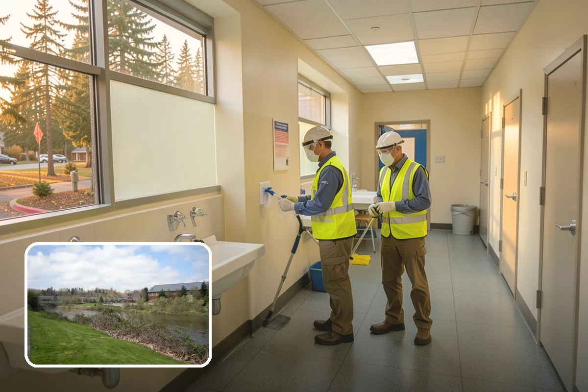 Public Restroom Maintenance in Tukwila, King County, WA - Keeps high-use restrooms sanitary and presentable