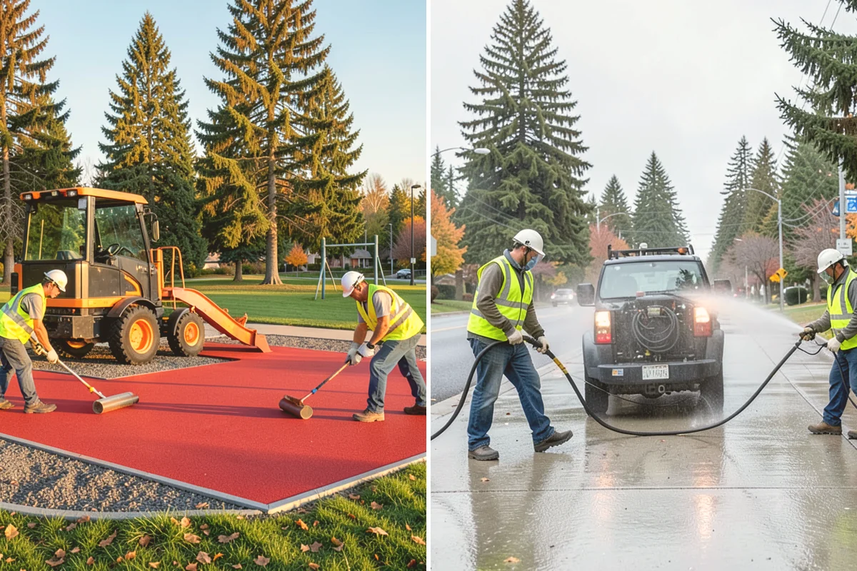 Public Restroom Renovation in Bellevue, King County, WA - Existing-conditions and code-deficiency assessment