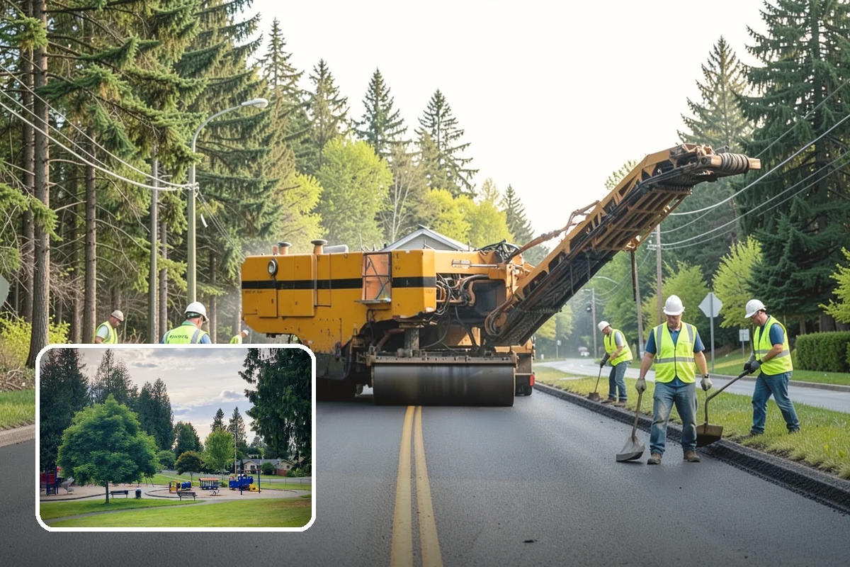 Public Restroom Renovation in Bonney Lake, Pierce County, WA - Upgrades worn restrooms to current accessibility clearances