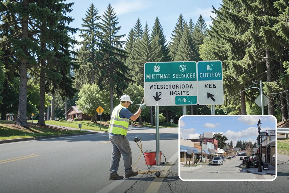 Public Restroom Renovation in Bothell, King County, WA - Upgrades worn restrooms to current accessibility clearances