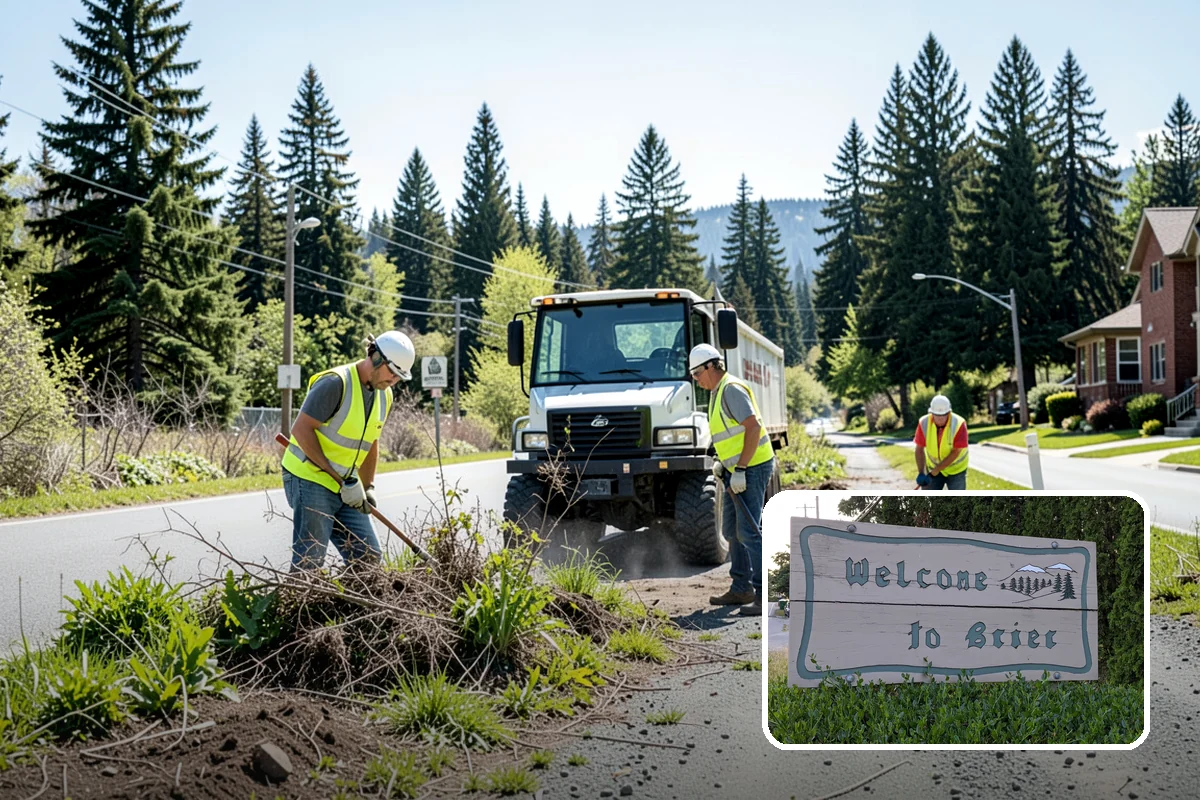 Public Restroom Renovation in Brier, Snohomish County, WA - Upgrades worn restrooms to current accessibility clearances