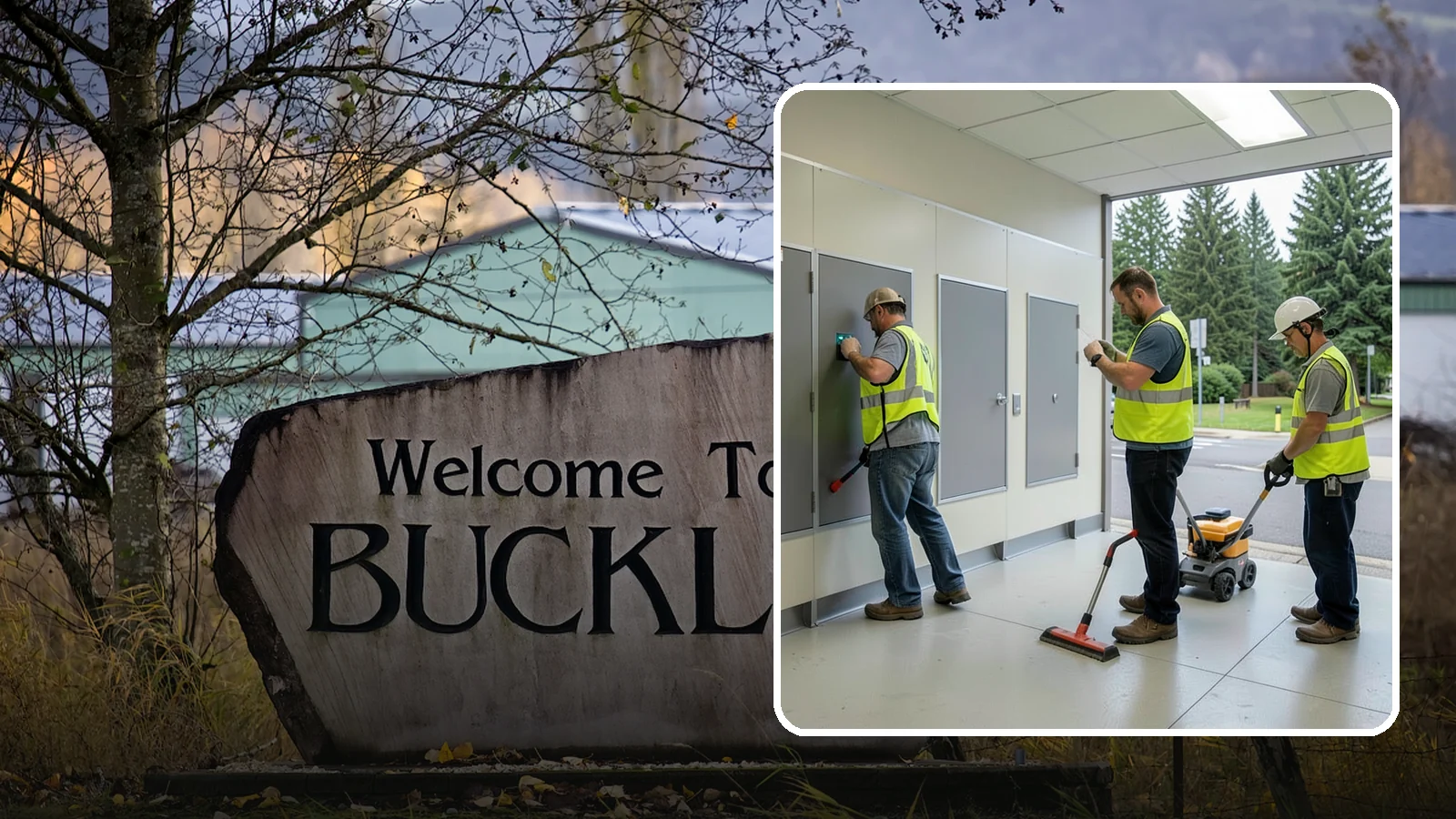 Public Restroom Renovation in Buckley, Pierce County, WA - Modernize existing public restrooms with durable fixtures, accessibility upgrades, and improved sanitation surfaces.