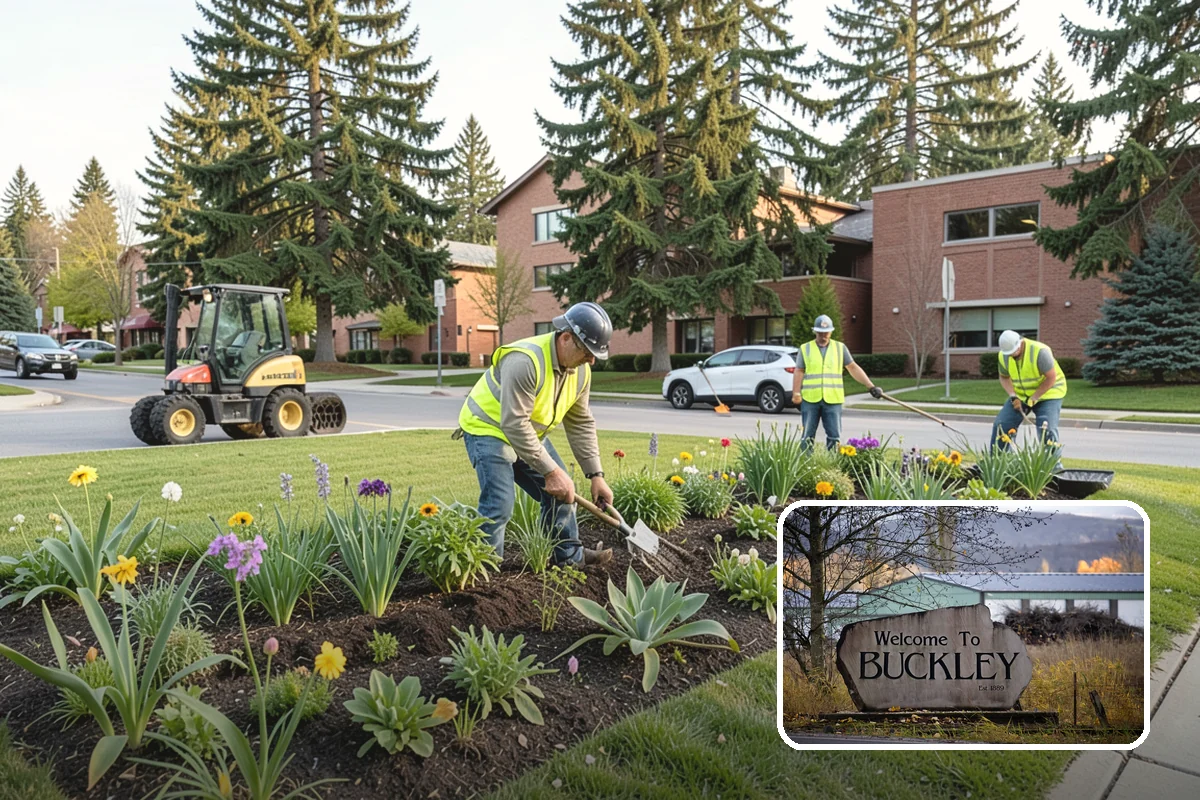 Public Restroom Renovation in Buckley, Pierce County, WA - Upgrades worn restrooms to current accessibility clearances