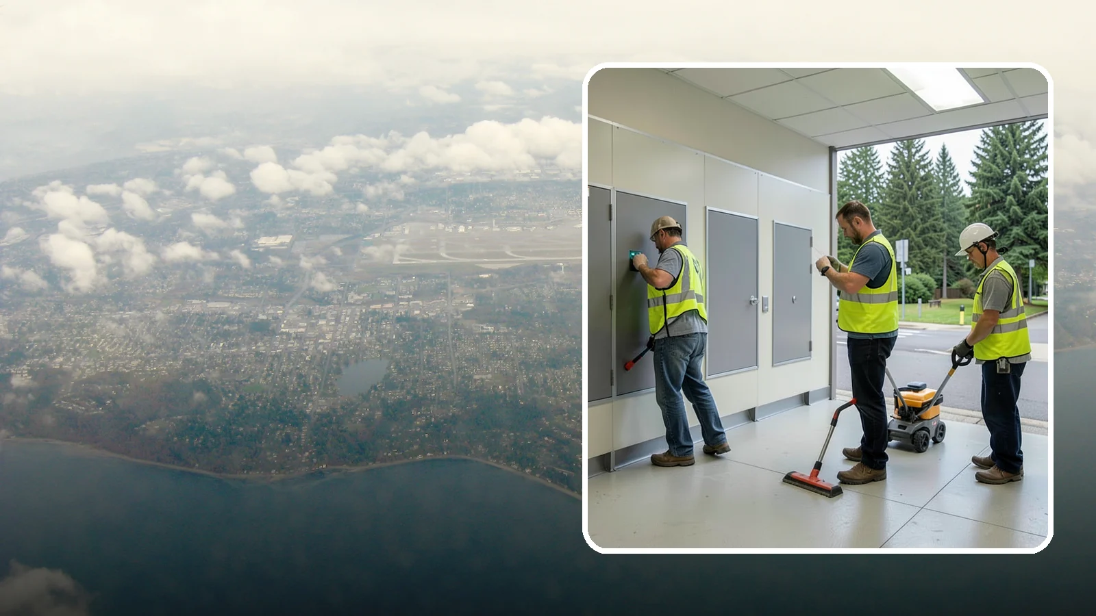 Public Restroom Renovation in Burien, King County, WA - Modernize existing public restrooms with durable fixtures, accessibility upgrades, and improved sanitation surfaces.
