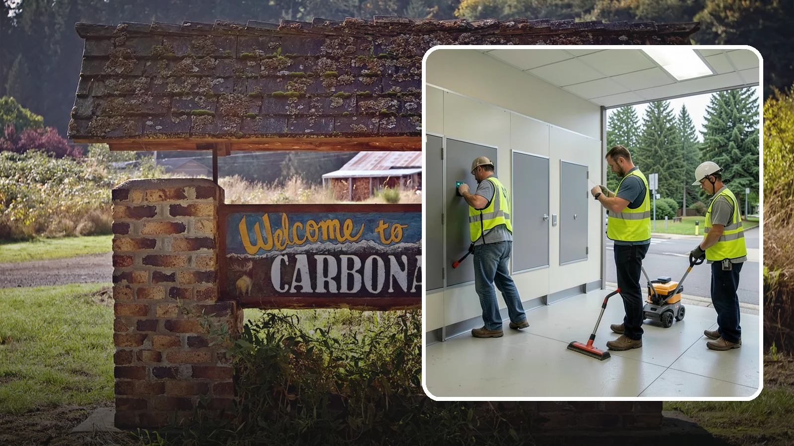Public Restroom Renovation in Carbonado, Pierce County, WA - Modernize existing public restrooms with durable fixtures, accessibility upgrades, and improved sanitation surfaces.