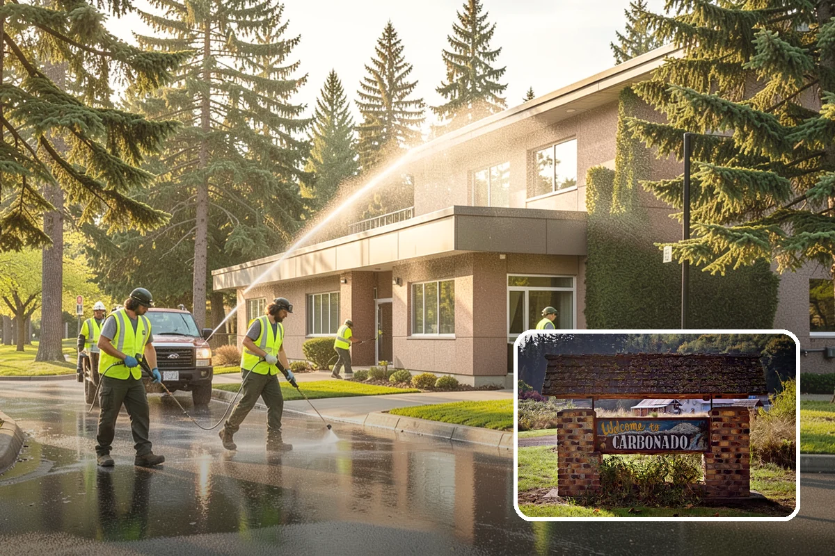 Public Restroom Renovation in Carbonado, Pierce County, WA - Upgrades worn restrooms to current accessibility clearances