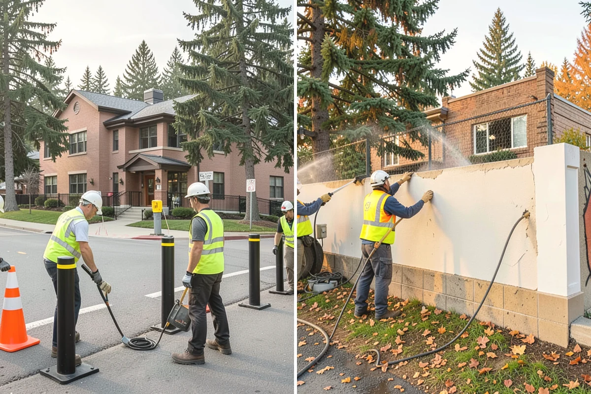 Public Restroom Renovation in Covington, King County, WA - Existing-conditions and code-deficiency assessment