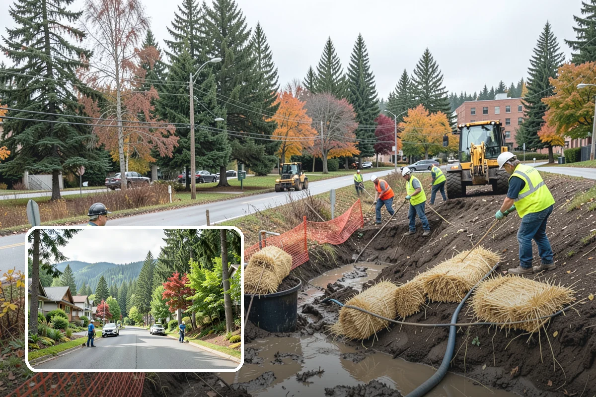 Public Restroom Renovation in Darrington, Snohomish County, WA - Upgrades worn restrooms to current accessibility clearances