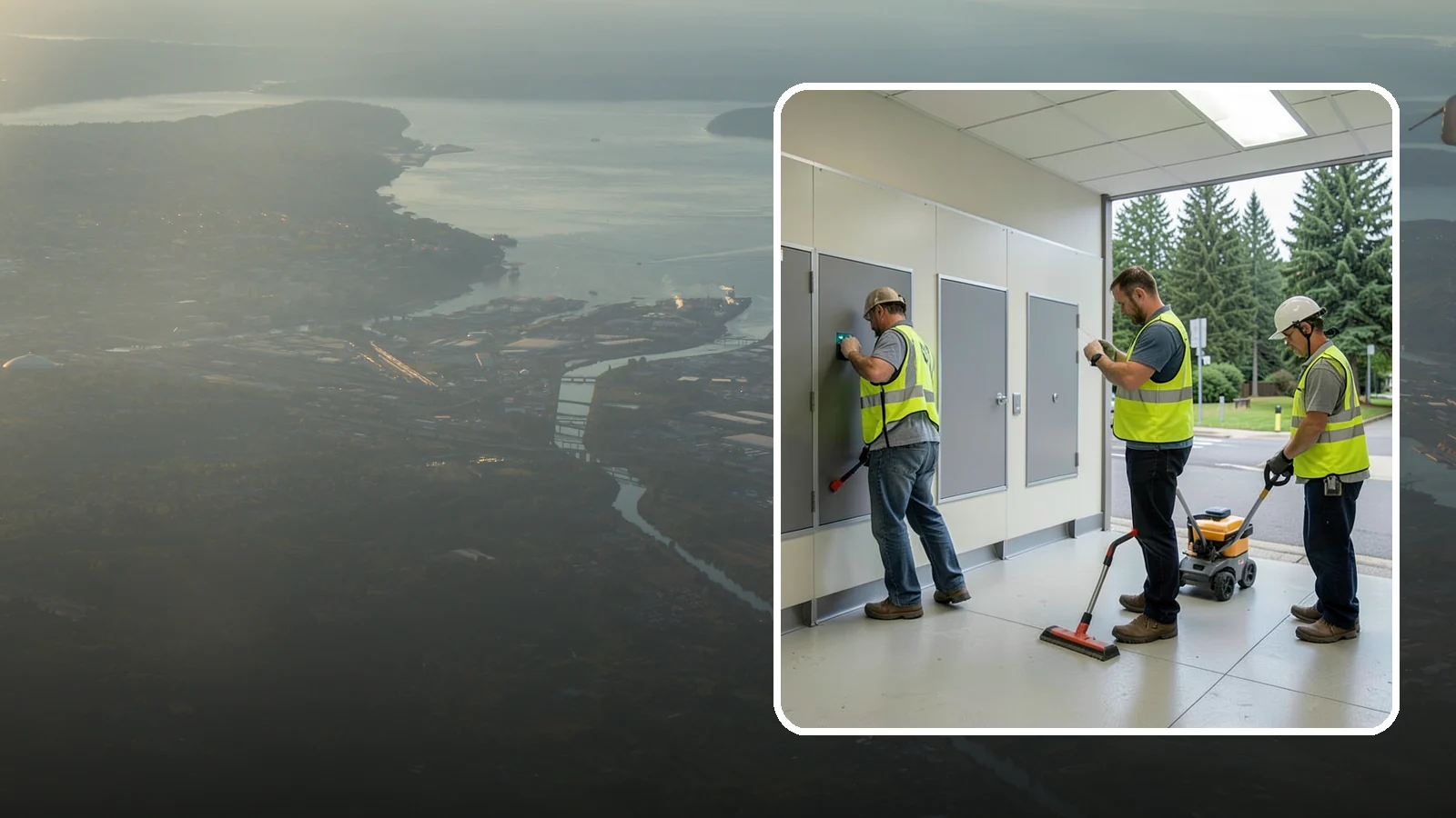 Public Restroom Renovation in Fife, Pierce County, WA - Modernize existing public restrooms with durable fixtures, accessibility upgrades, and improved sanitation surfaces.