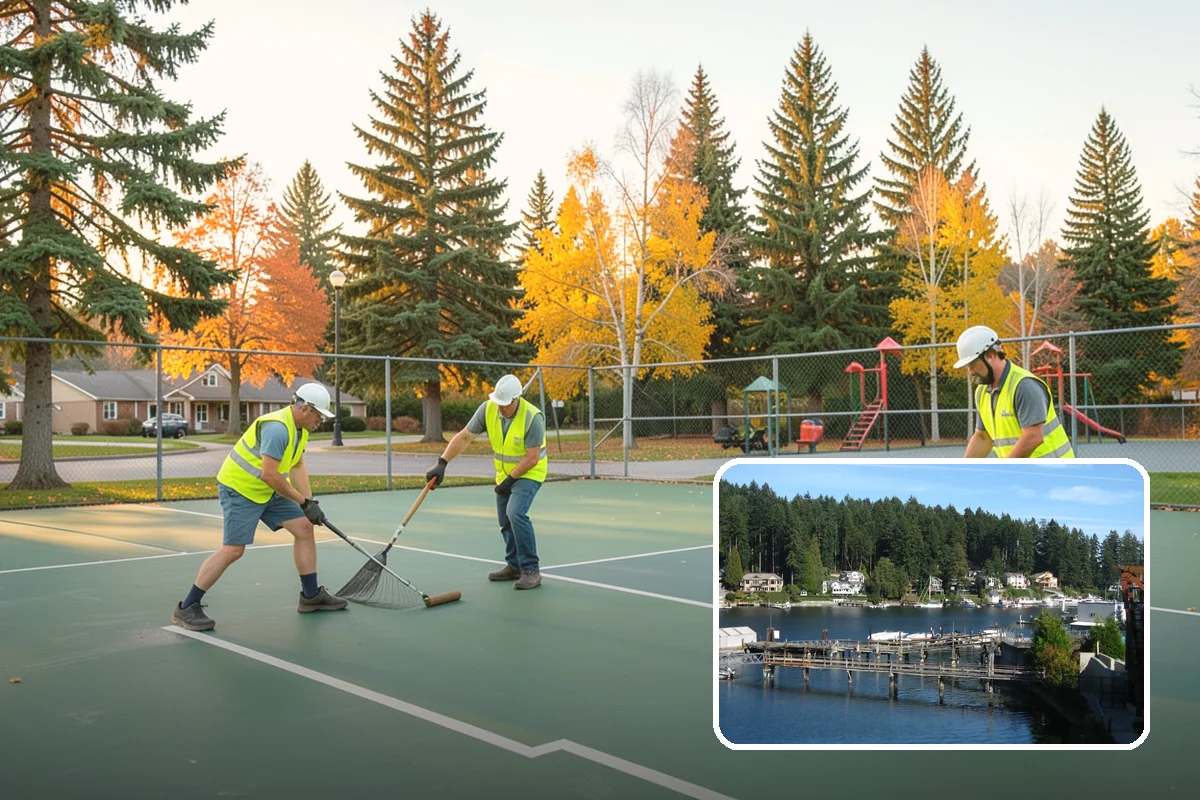 Public Restroom Renovation in Gig Harbor, Pierce County, WA - Upgrades worn restrooms to current accessibility clearances