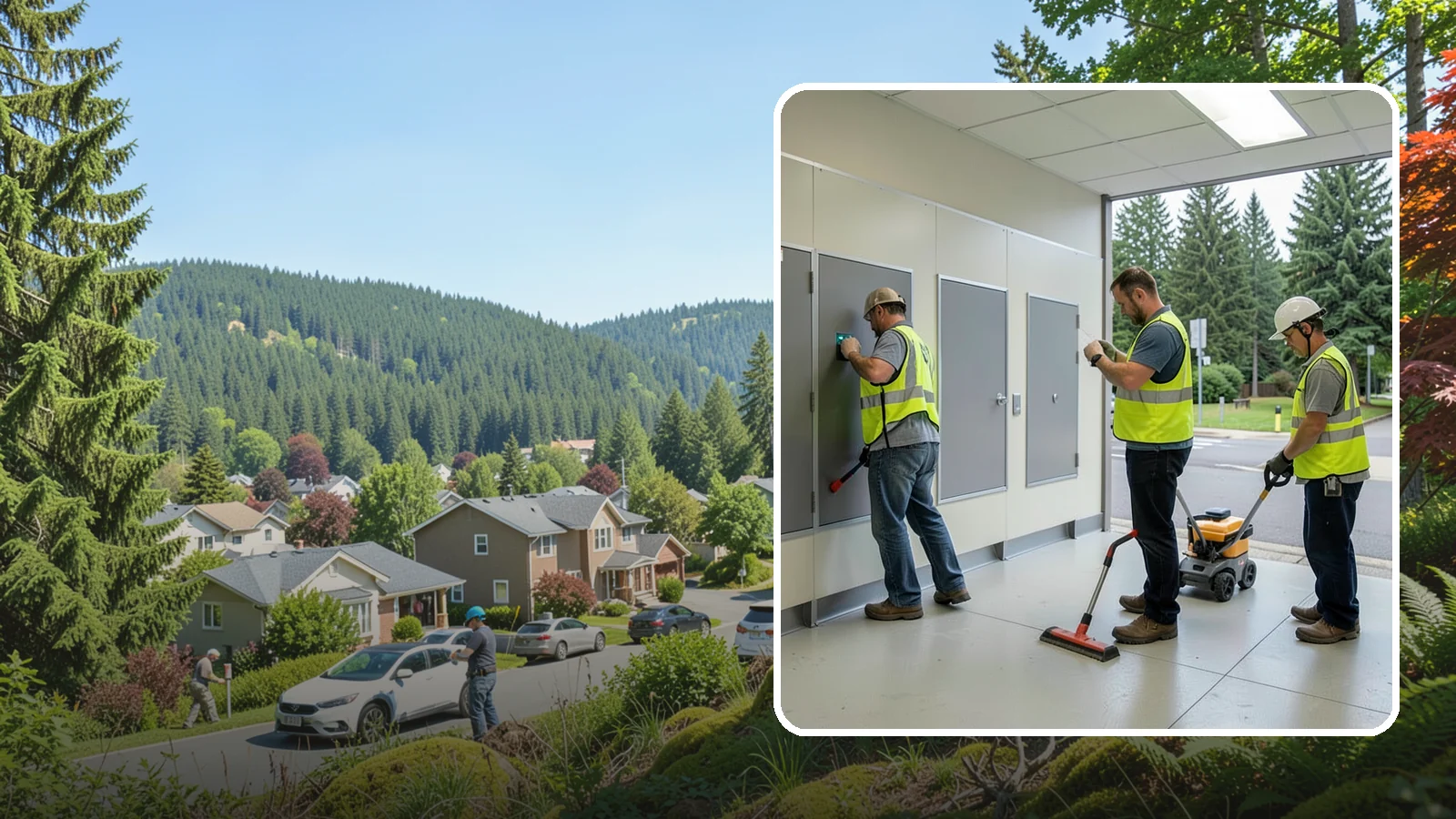 Public Restroom Renovation in Index, Snohomish County, WA - Modernize existing public restrooms with durable fixtures, accessibility upgrades, and improved sanitation surfaces.
