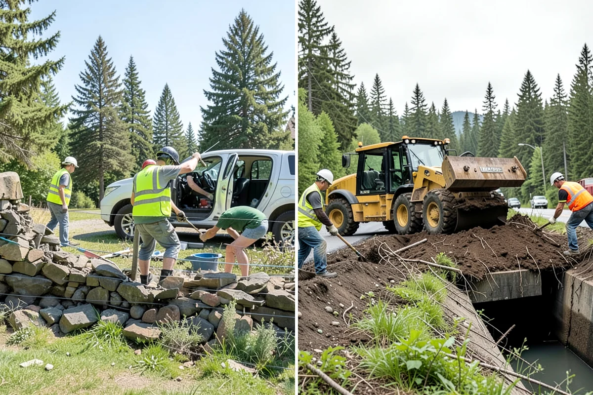 Public Restroom Renovation in Kenmore, King County, WA - Existing-conditions and code-deficiency assessment