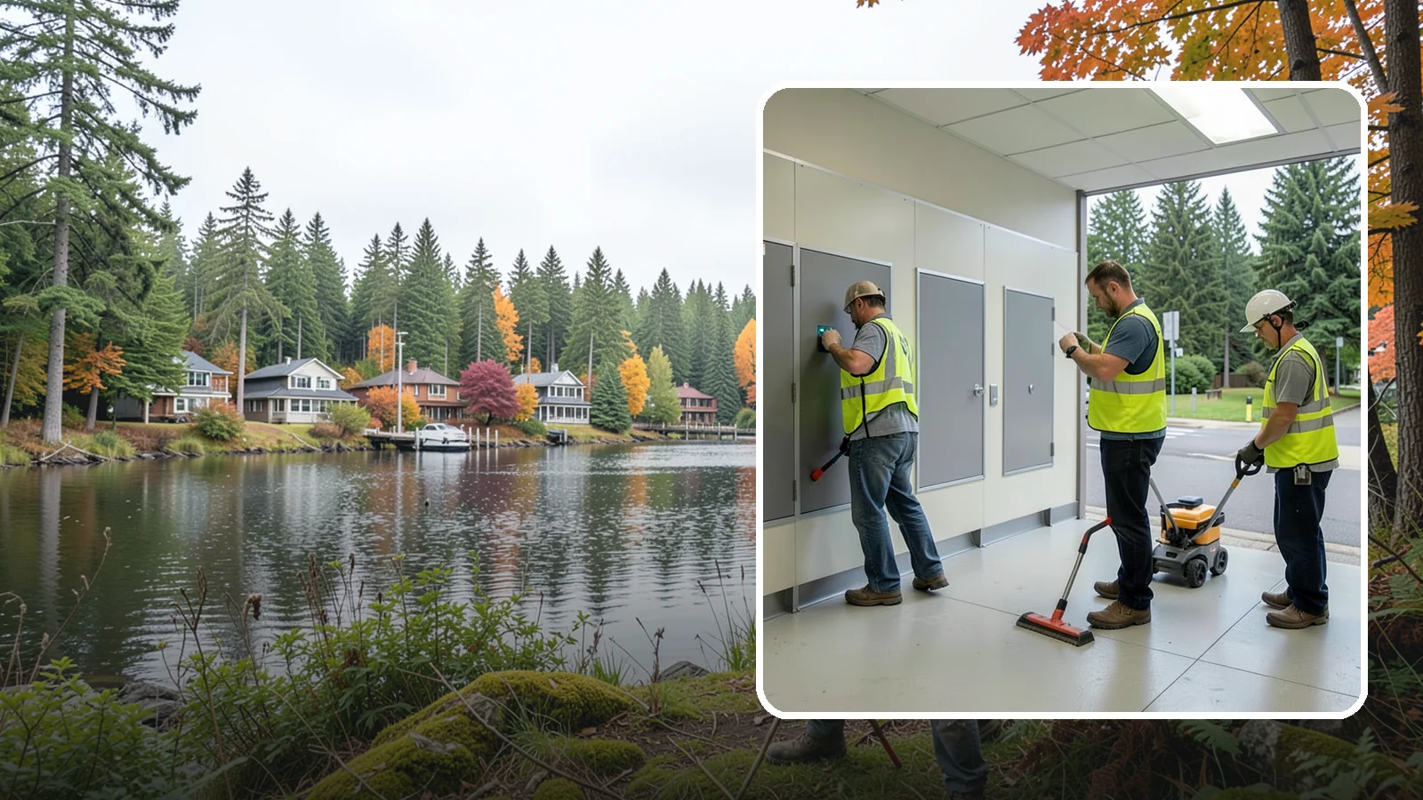 Public Restroom Renovation in La Conner, Skagit County, WA - Modernize existing public restrooms with durable fixtures, accessibility upgrades, and improved sanitation surfaces.