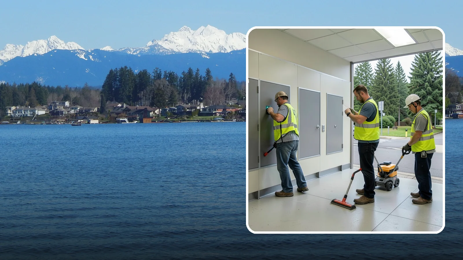 Public Restroom Renovation in Lake Stevens, Snohomish County, WA - Modernize existing public restrooms with durable fixtures, accessibility upgrades, and improved sanitation surfaces.