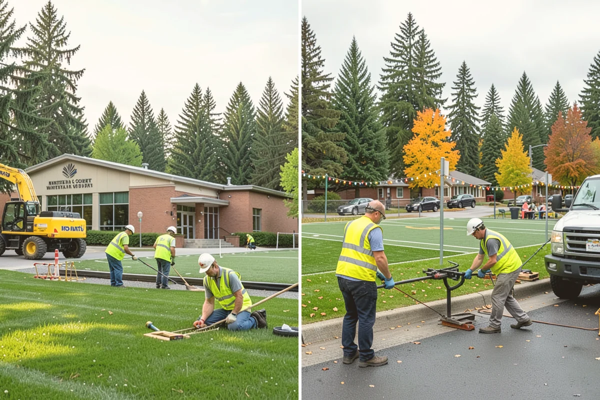 Public Restroom Renovation in Lynnwood, Snohomish County, WA - Existing-conditions and code-deficiency assessment