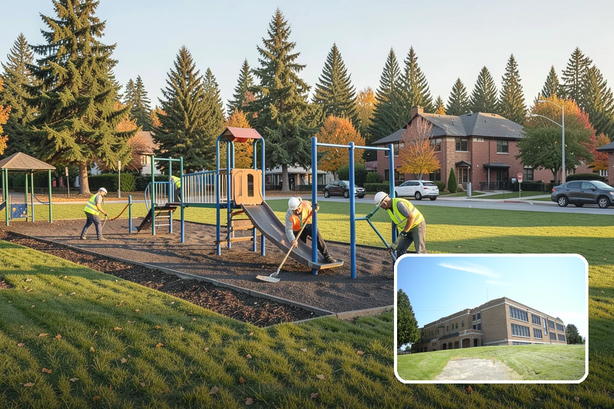 Public Restroom Renovation in Maple Valley, King County, WA - Upgrades worn restrooms to current accessibility clearances