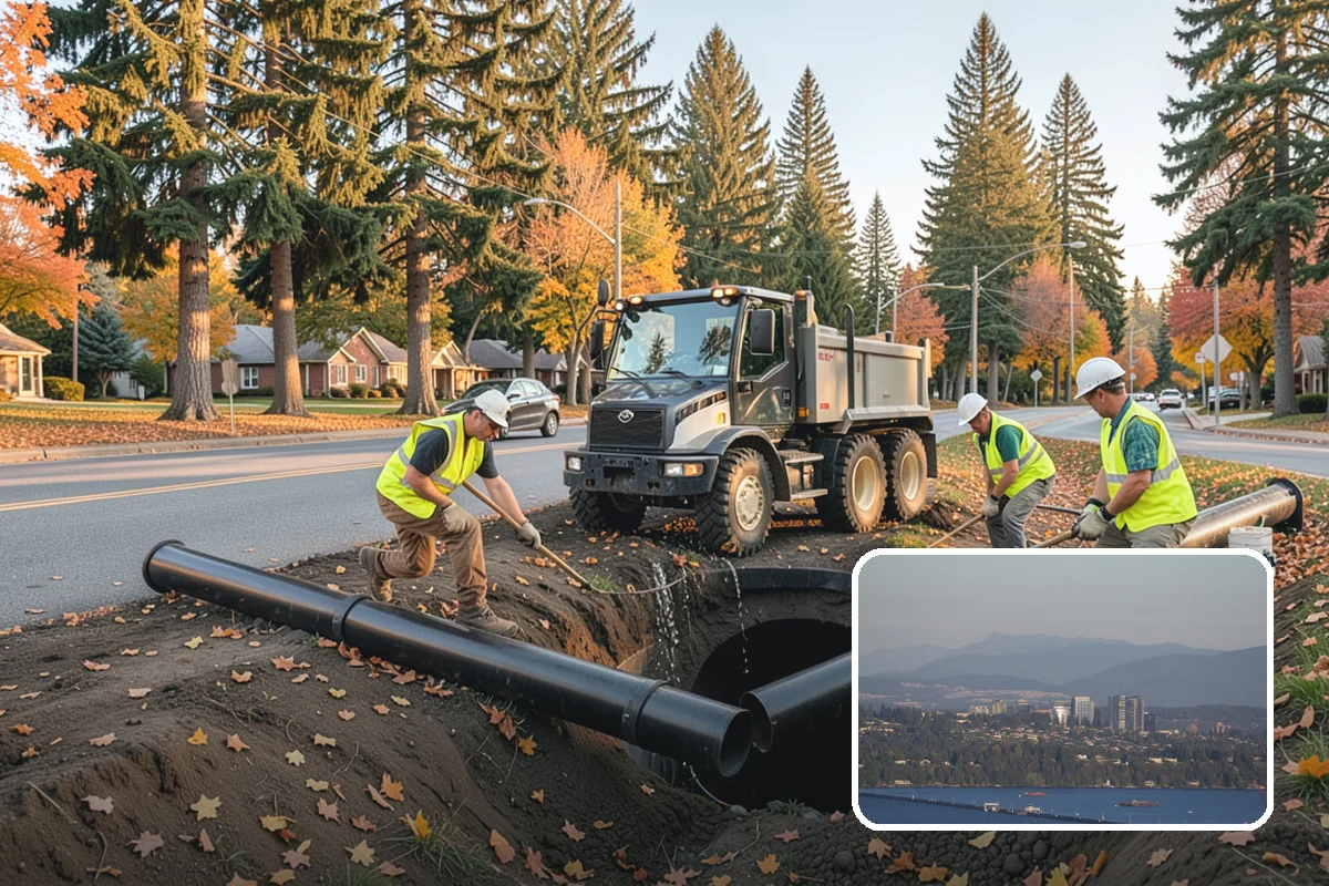 Public Restroom Renovation in Medina, King County, WA - Upgrades worn restrooms to current accessibility clearances