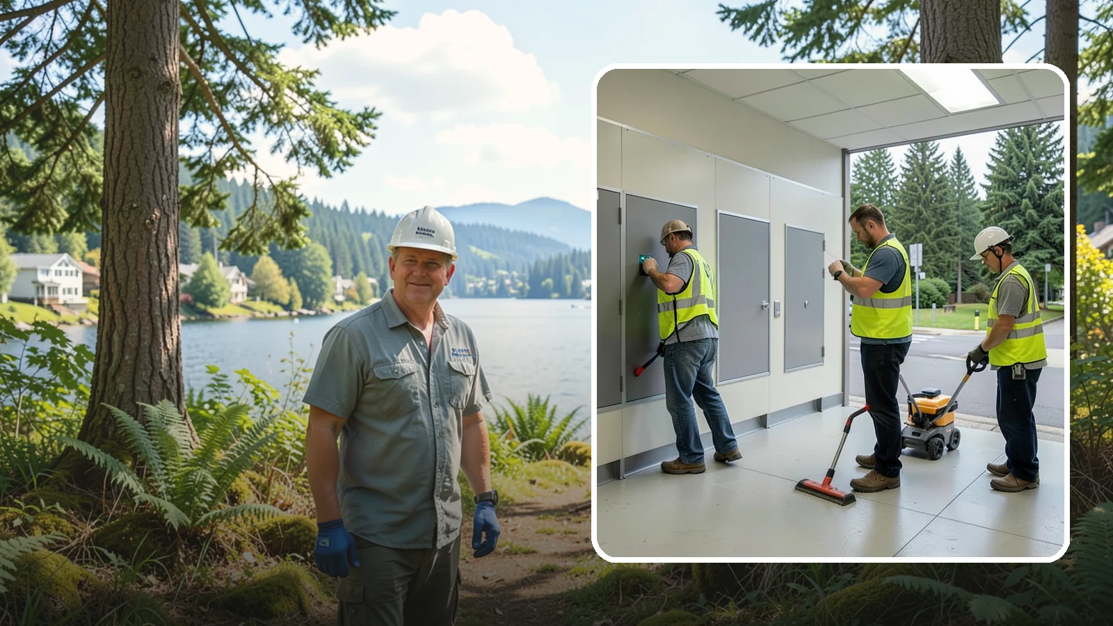Public Restroom Renovation in Milton, King County, WA - Modernize existing public restrooms with durable fixtures, accessibility upgrades, and improved sanitation surfaces.