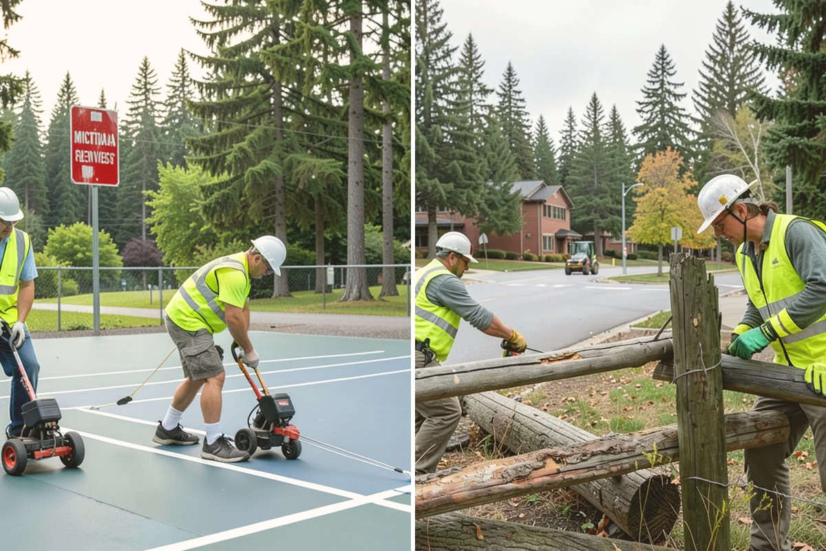 Public Restroom Renovation in Milton, King County, WA - Existing-conditions and code-deficiency assessment
