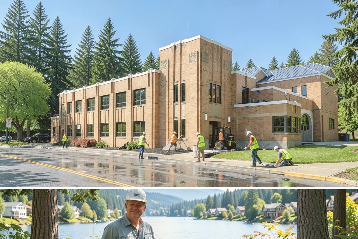 Public Restroom Renovation in Milton, King County, WA - Renovation scheduling in shoulder or off-peak seasons minimizes closure impact on public restroom demand.
