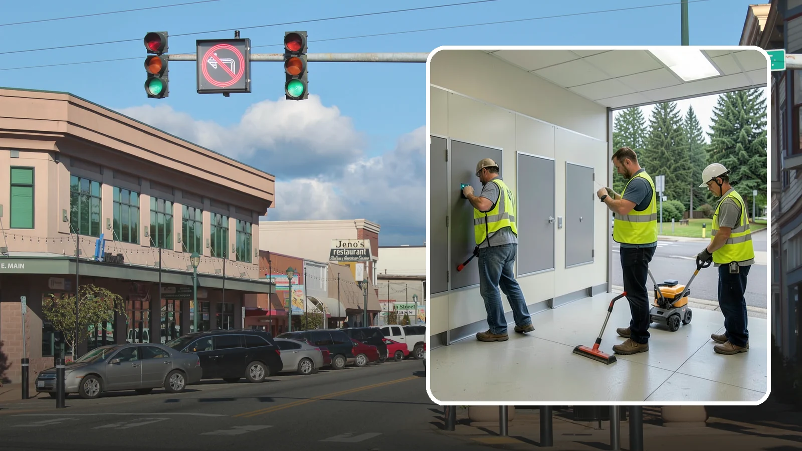 Public Restroom Renovation in Monroe, Snohomish County, WA - Modernize existing public restrooms with durable fixtures, accessibility upgrades, and improved sanitation surfaces.