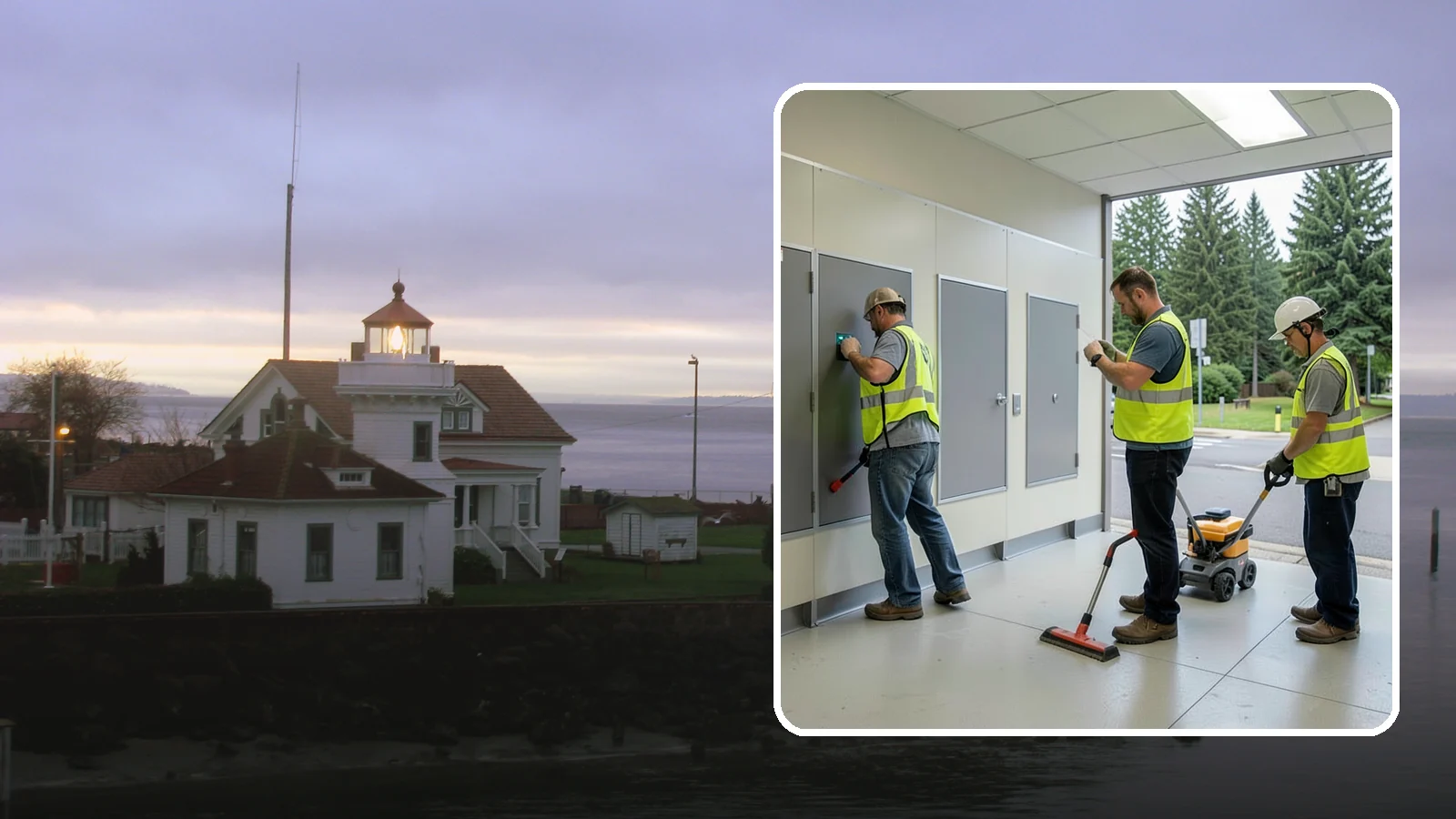 Public Restroom Renovation in Mukilteo, Snohomish County, WA - Modernize existing public restrooms with durable fixtures, accessibility upgrades, and improved sanitation surfaces.