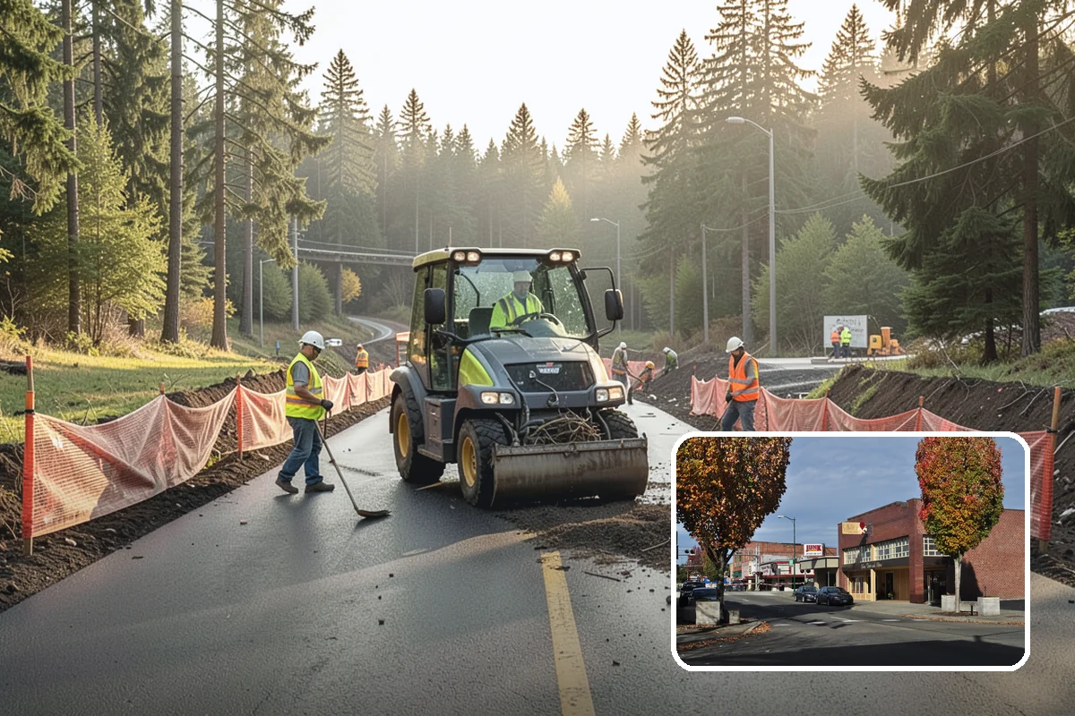 Public Restroom Renovation in Puyallup, Pierce County, WA - Upgrades worn restrooms to current accessibility clearances