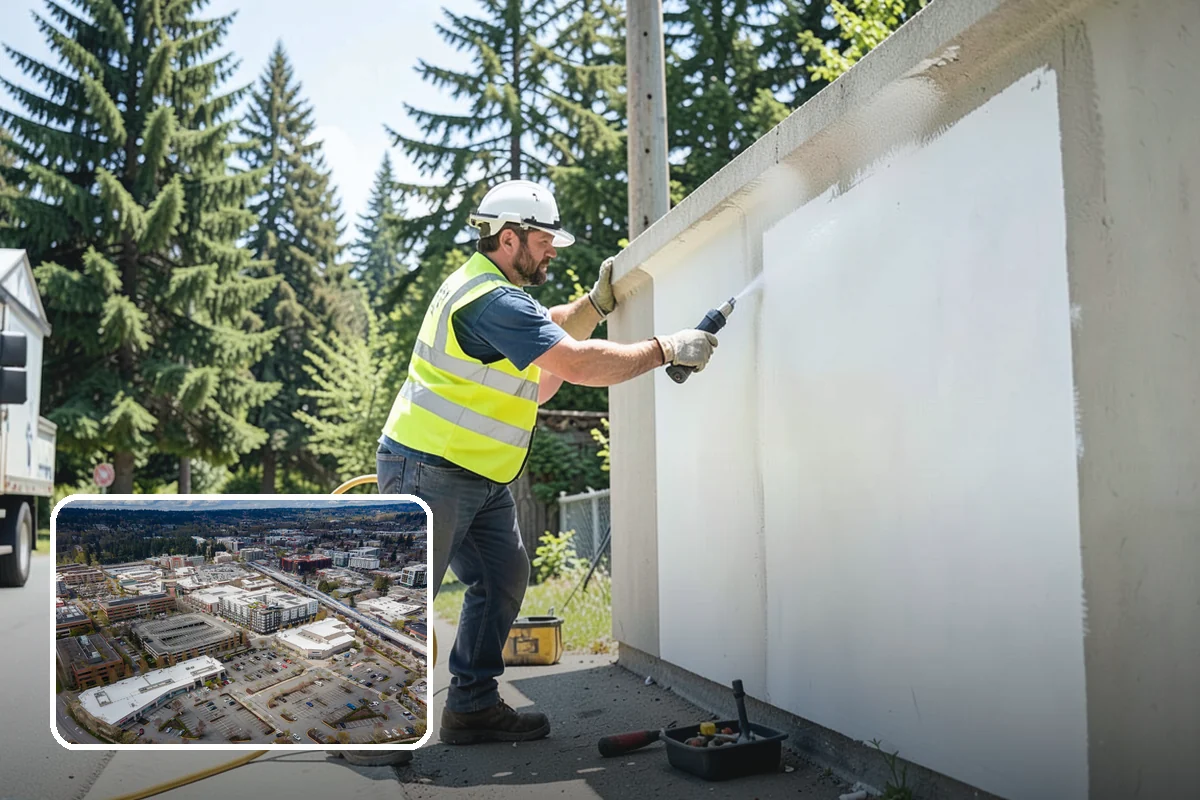 Public Restroom Renovation in Redmond, King County, WA - Upgrades worn restrooms to current accessibility clearances