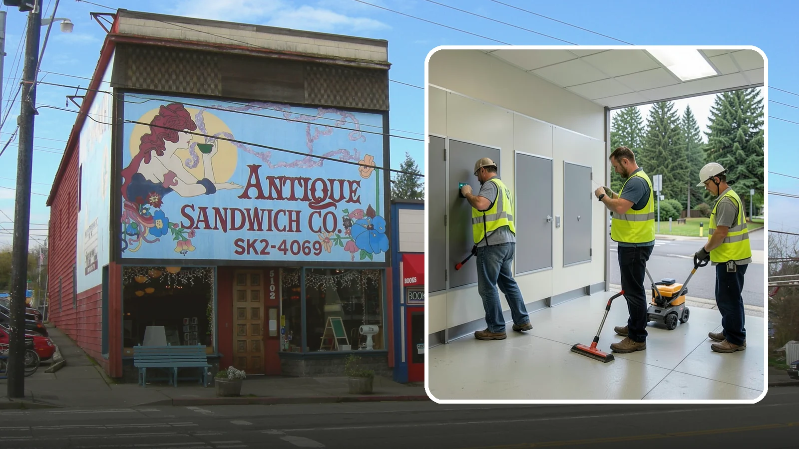 Public Restroom Renovation in Ruston, Pierce County, WA - Modernize existing public restrooms with durable fixtures, accessibility upgrades, and improved sanitation surfaces.