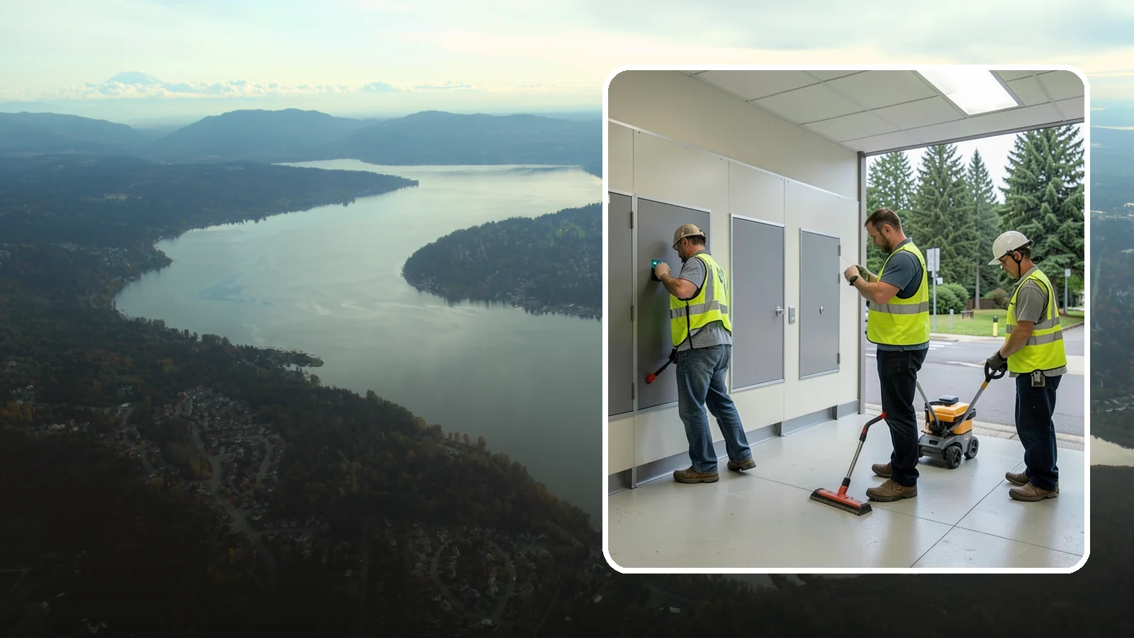 Public Restroom Renovation in Sammamish, King County, WA - Modernize existing public restrooms with durable fixtures, accessibility upgrades, and improved sanitation surfaces.