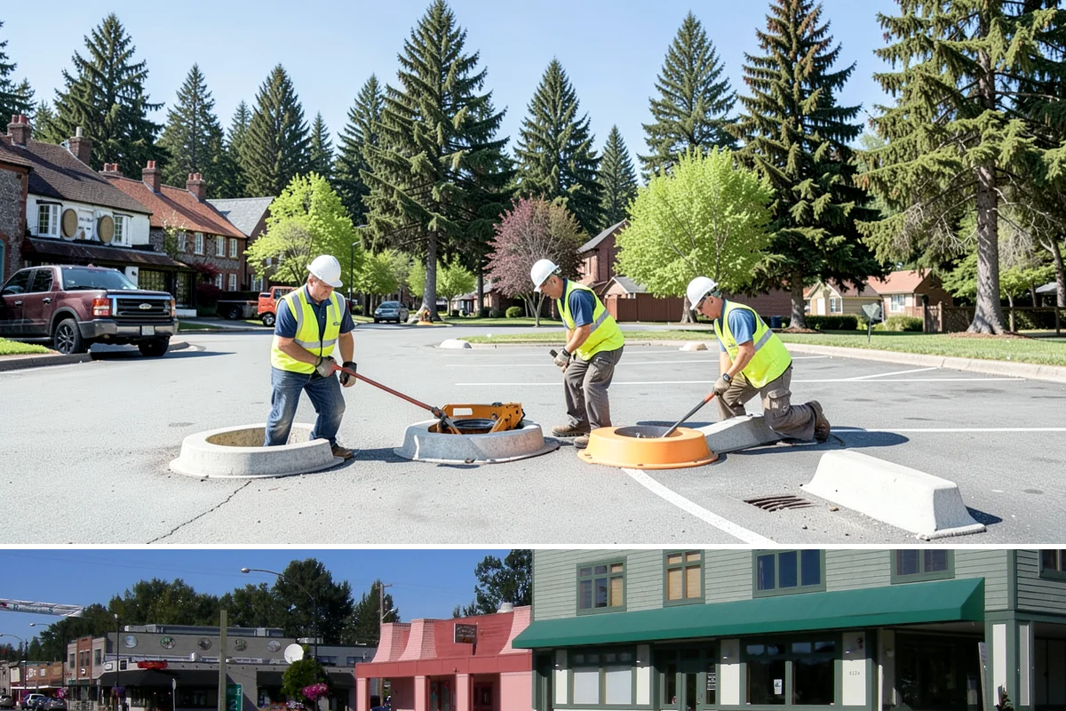 Public Restroom Renovation in Snoqualmie, King County, WA - Renovation scheduling in shoulder or off-peak seasons minimizes closure impact on public restroom demand.