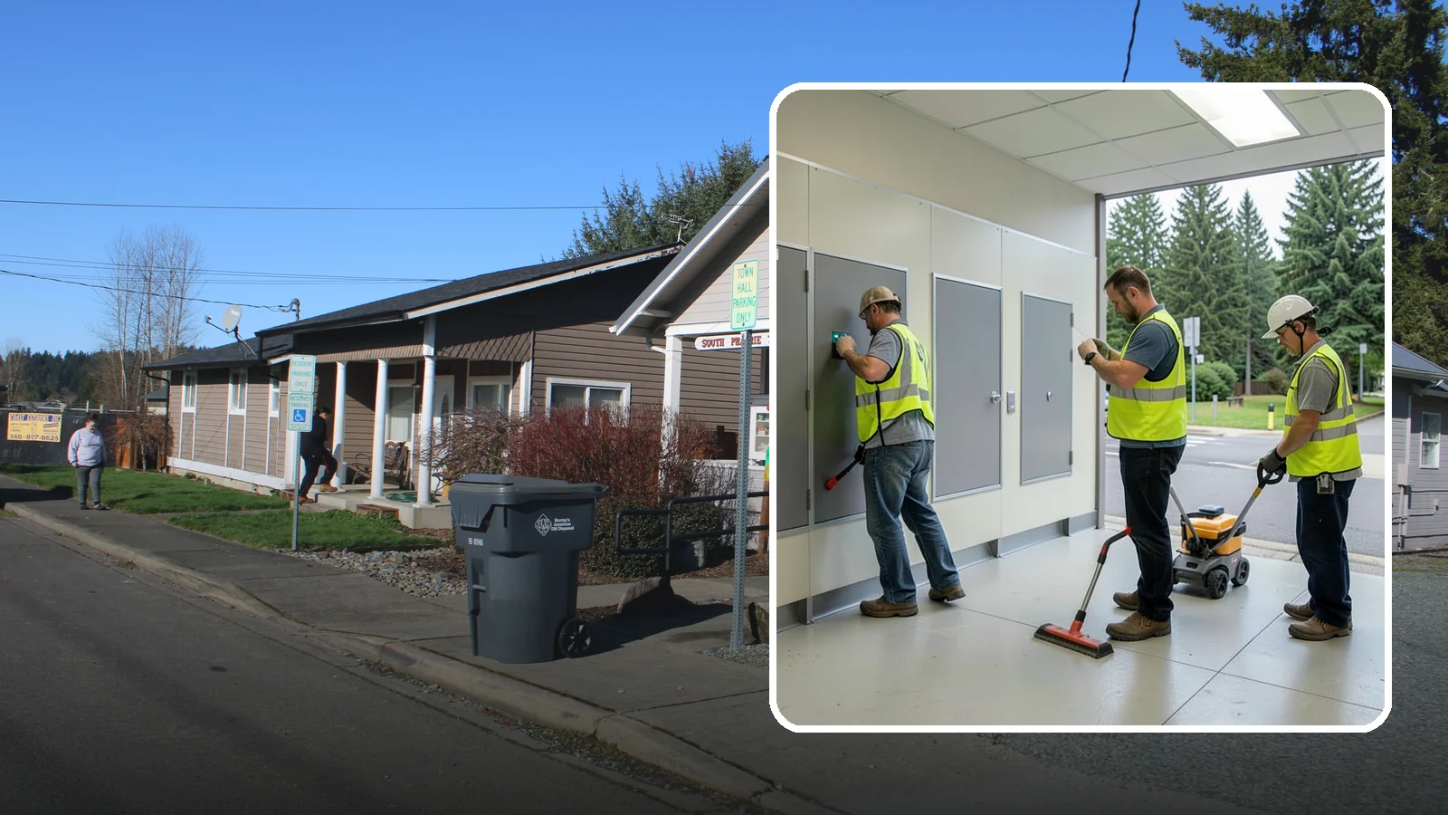 Public Restroom Renovation in South Prairie, Pierce County, WA - Modernize existing public restrooms with durable fixtures, accessibility upgrades, and improved sanitation surfaces.