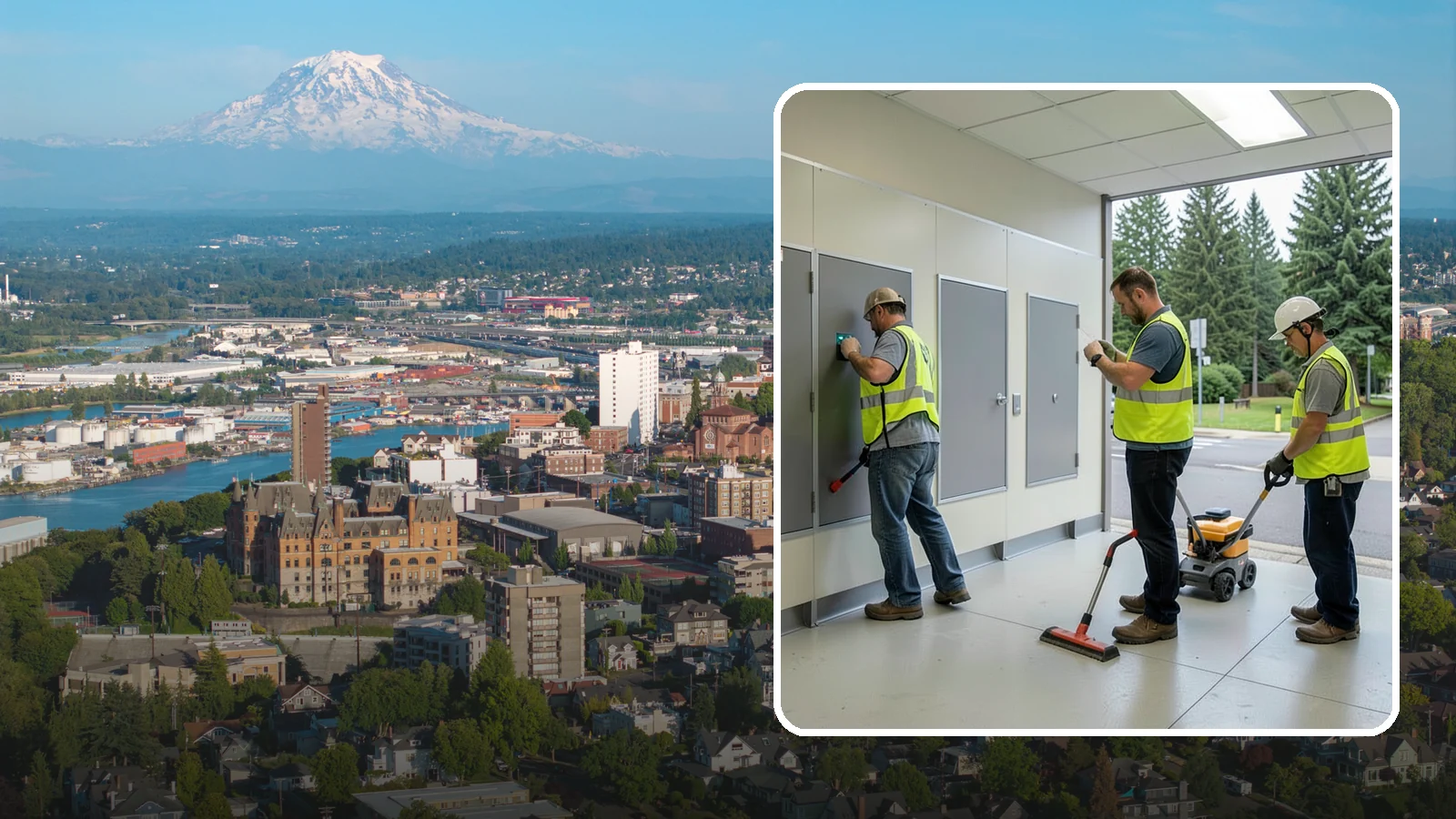 Public Restroom Renovation in Tacoma, Pierce County, WA - Modernize existing public restrooms with durable fixtures, accessibility upgrades, and improved sanitation surfaces.