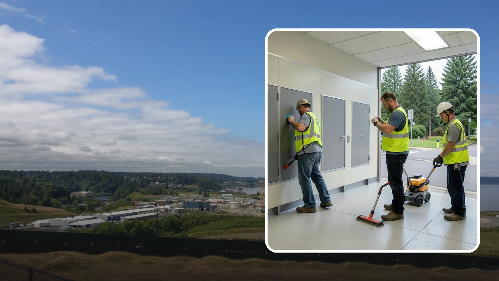 Public Restroom Renovation in University Place, Pierce County, WA - Modernize existing public restrooms with durable fixtures, accessibility upgrades, and improved sanitation surfaces.