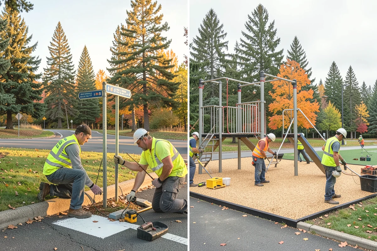 Public Restroom Renovation in University Place, Pierce County, WA - Existing-conditions and code-deficiency assessment